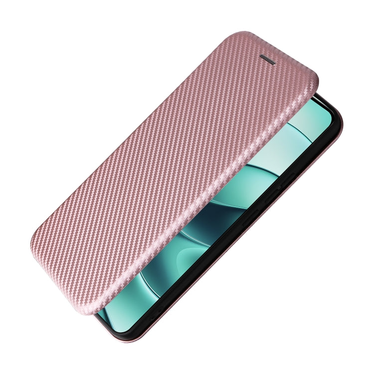 For Redmi Note 14 4G Global 163.25mm Carbon Fiber Texture Flip Leather Phone Case