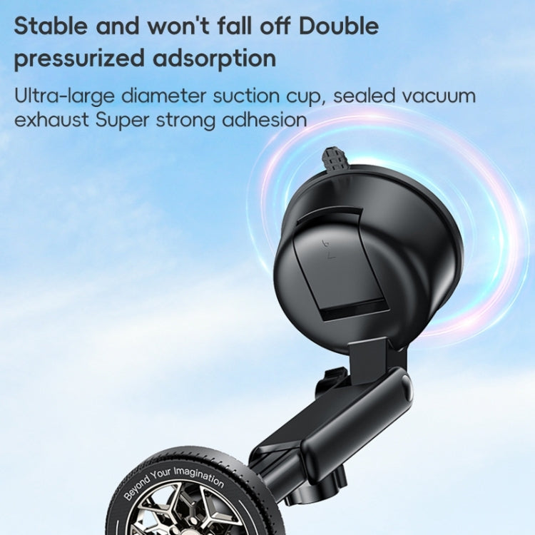 Yesido C266 Magesafe Magnetic Car Holder - Black