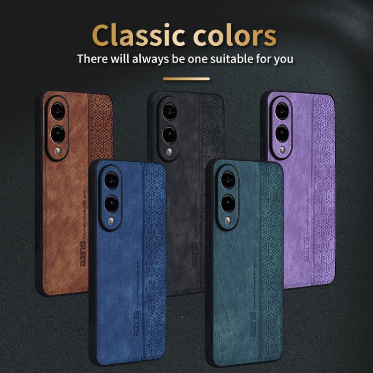 For Samsung Galaxy S25 Edge 5G AZNS 3D Embossed Skin Feel Phone Case