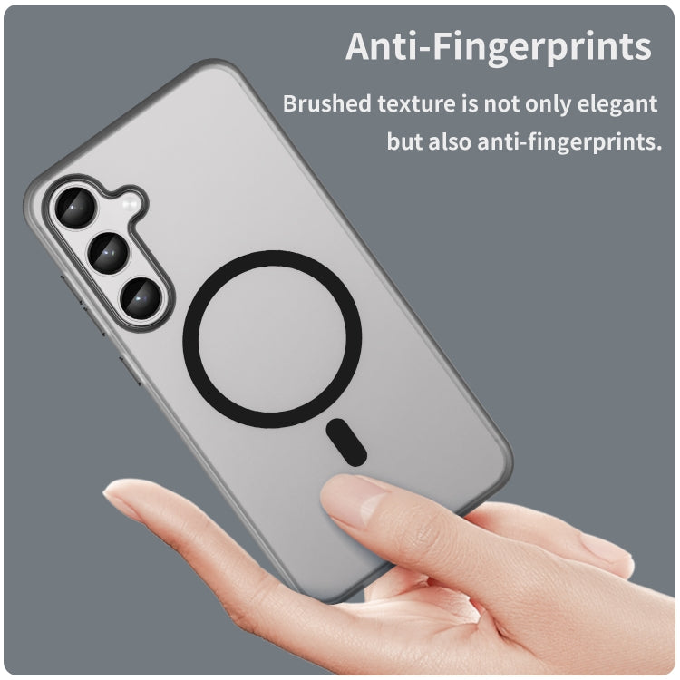 For Samsung Galaxy S24+ 5G MagSafe Frosted Translucent TPU + PC Full Coverage Phone Case
