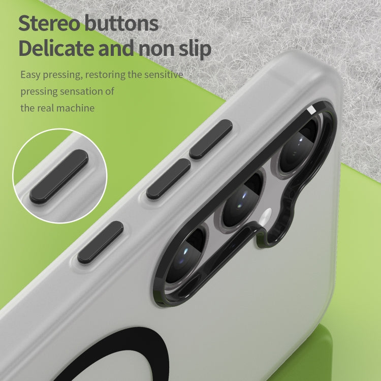 For Samsung Galaxy S24+ 5G MagSafe Frosted Translucent TPU + PC Full Coverage Phone Case