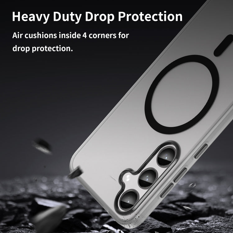 For Samsung Galaxy S24+ 5G MagSafe Frosted Translucent TPU + PC Full Coverage Phone Case
