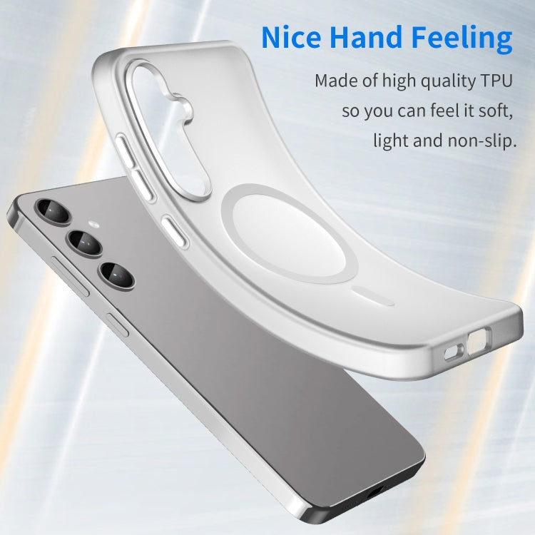 For Samsung Galaxy S24+ 5G MagSafe Frosted Translucent TPU + PC Full Coverage Phone Case