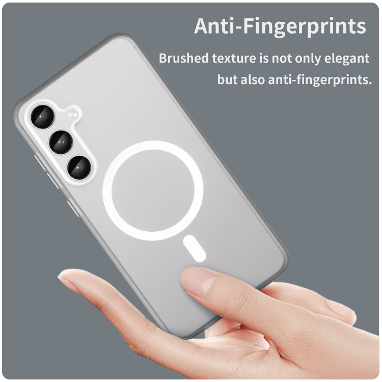 For Samsung Galaxy S24+ 5G MagSafe Frosted Translucent TPU + PC Full Coverage Phone Case