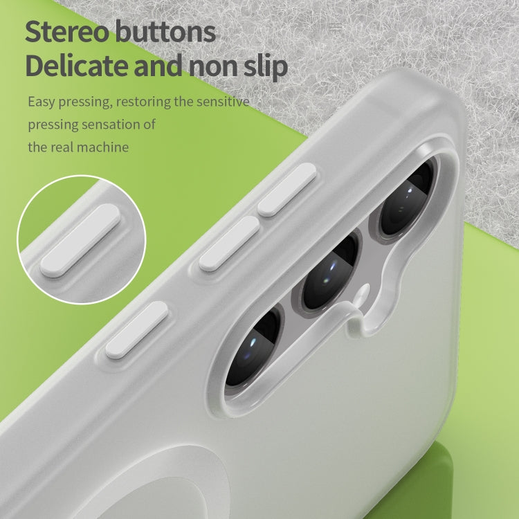 For Samsung Galaxy S24+ 5G MagSafe Frosted Translucent TPU + PC Full Coverage Phone Case