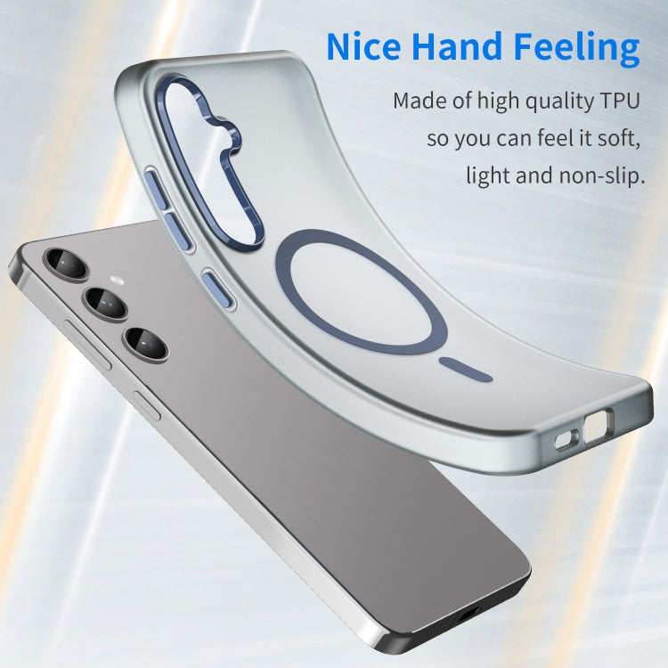 For Samsung Galaxy S24+ 5G MagSafe Frosted Translucent TPU + PC Full Coverage Phone Case