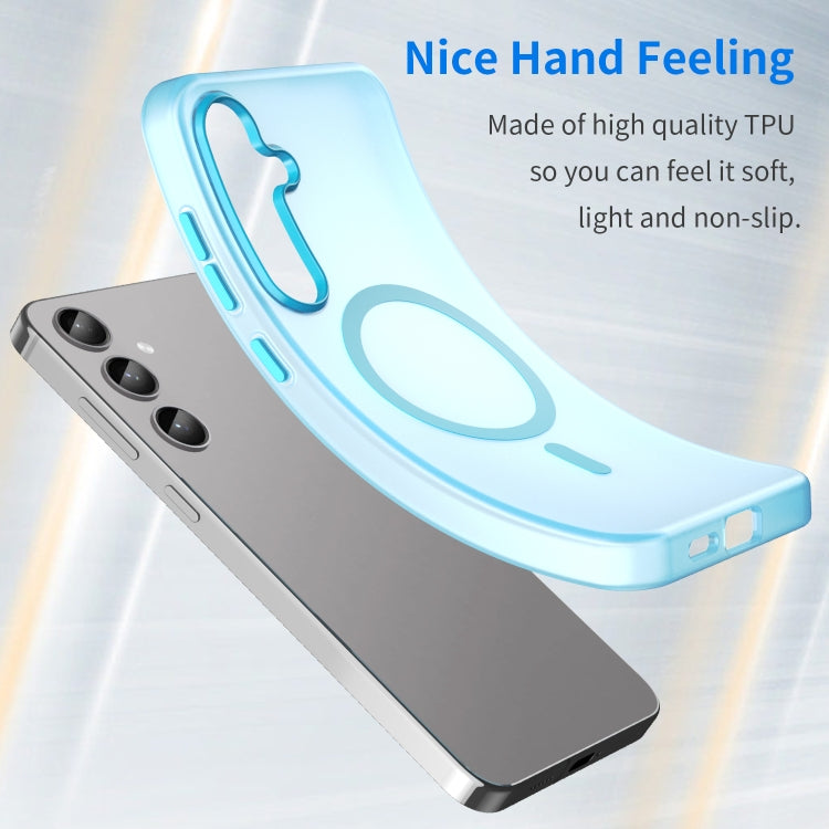 For Samsung Galaxy S24+ 5G MagSafe Frosted Translucent TPU + PC Full Coverage Phone Case