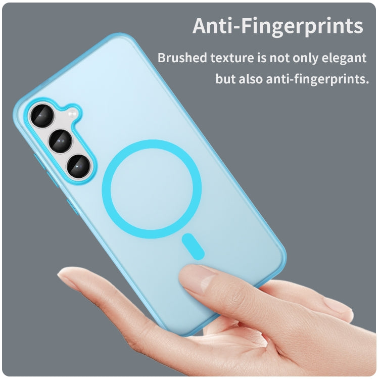 For Samsung Galaxy S24+ 5G MagSafe Frosted Translucent TPU + PC Full Coverage Phone Case