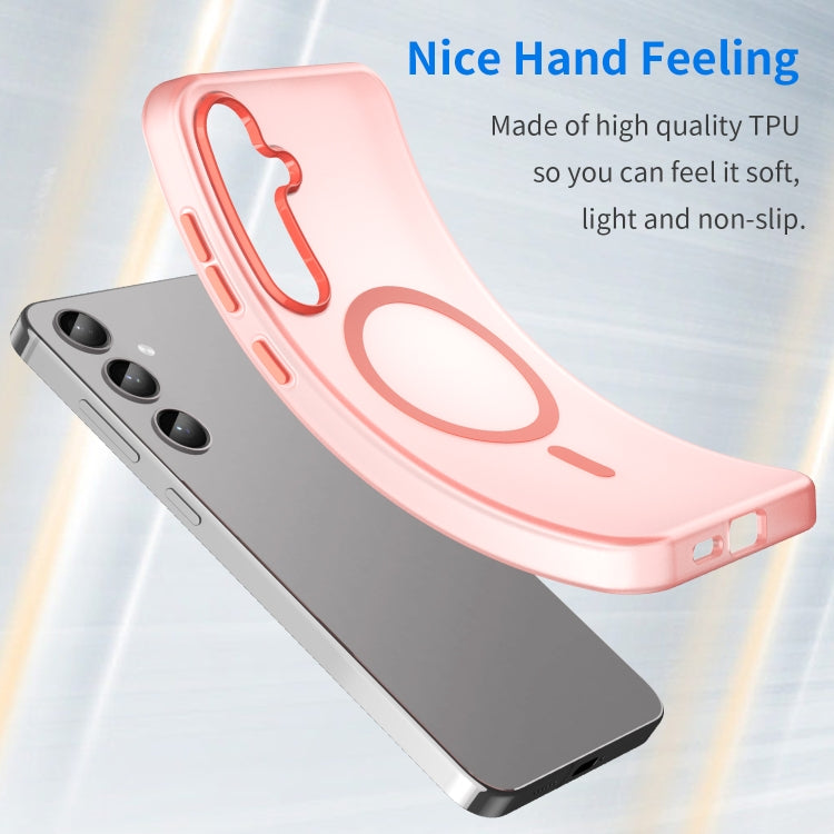 For Samsung Galaxy S24+ 5G MagSafe Frosted Translucent TPU + PC Full Coverage Phone Case
