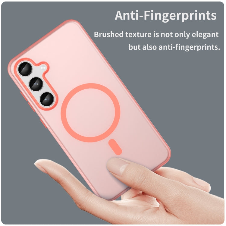 For Samsung Galaxy S24+ 5G MagSafe Frosted Translucent TPU + PC Full Coverage Phone Case