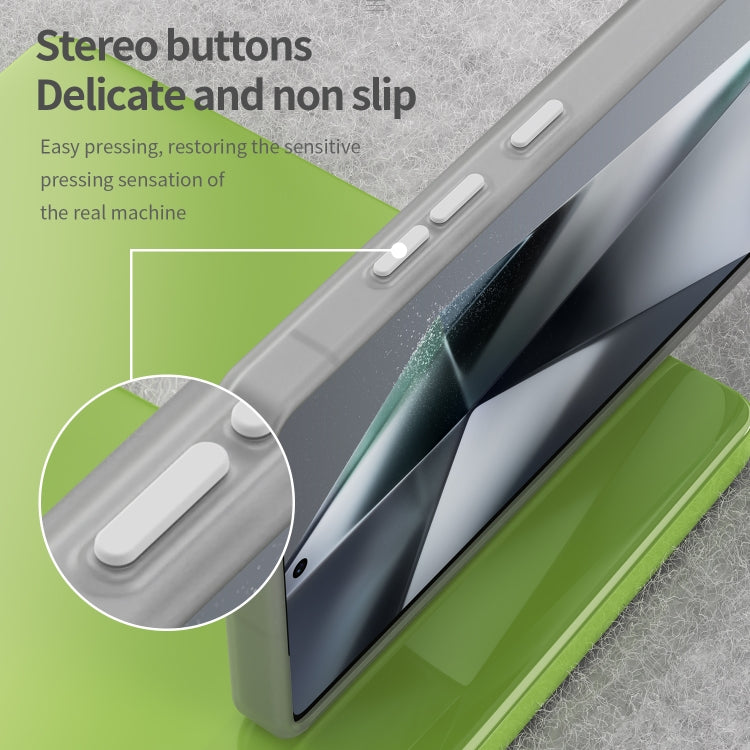 For Samsung Galaxy S25 Ultra MagSafe Frosted Translucent TPU + PC Full Coverage Phone Case