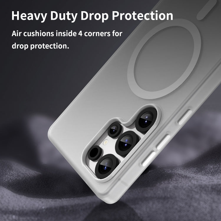 For Samsung Galaxy S25 Ultra MagSafe Frosted Translucent TPU + PC Full Coverage Phone Case