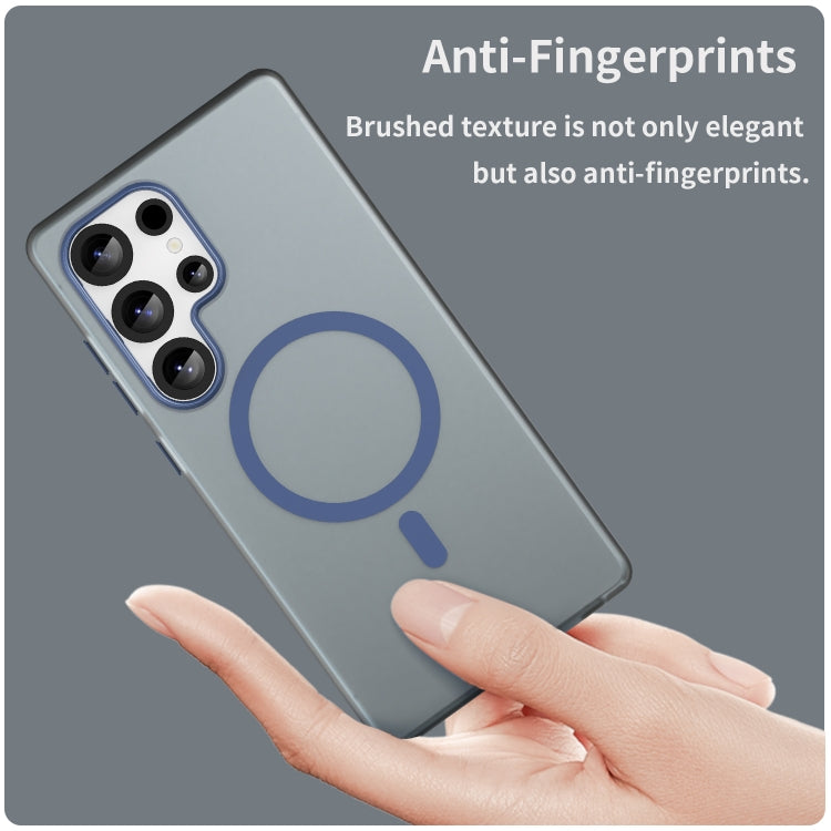 For Samsung Galaxy S25 Ultra MagSafe Frosted Translucent TPU + PC Full Coverage Phone Case
