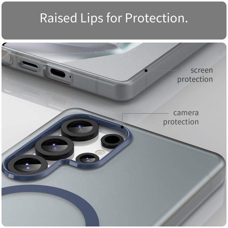 For Samsung Galaxy S25 Ultra MagSafe Frosted Translucent TPU + PC Full Coverage Phone Case