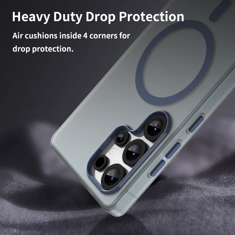 For Samsung Galaxy S25 Ultra MagSafe Frosted Translucent TPU + PC Full Coverage Phone Case
