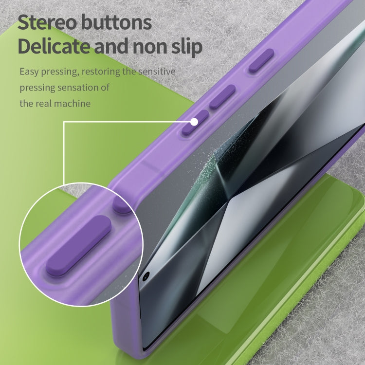 For Samsung Galaxy S25 Ultra MagSafe Frosted Translucent TPU + PC Full Coverage Phone Case