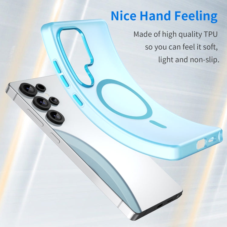 For Samsung Galaxy S25 Ultra MagSafe Frosted Translucent TPU + PC Full Coverage Phone Case