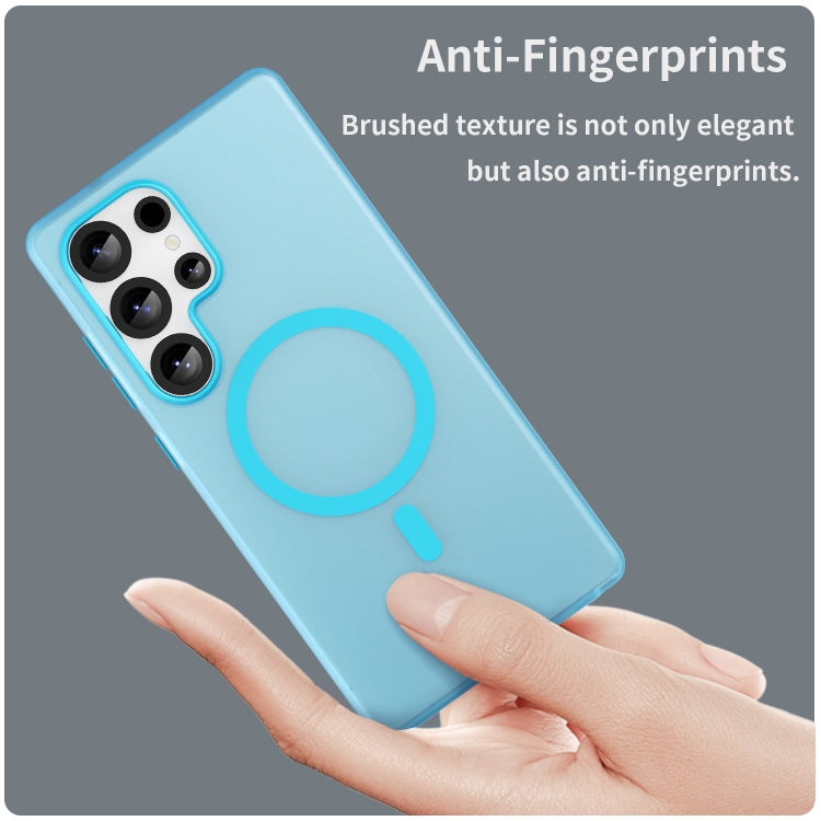 For Samsung Galaxy S25 Ultra MagSafe Frosted Translucent TPU + PC Full Coverage Phone Case