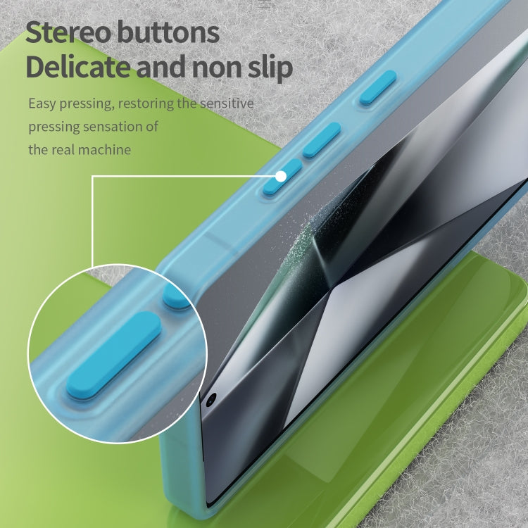 For Samsung Galaxy S25 Ultra MagSafe Frosted Translucent TPU + PC Full Coverage Phone Case