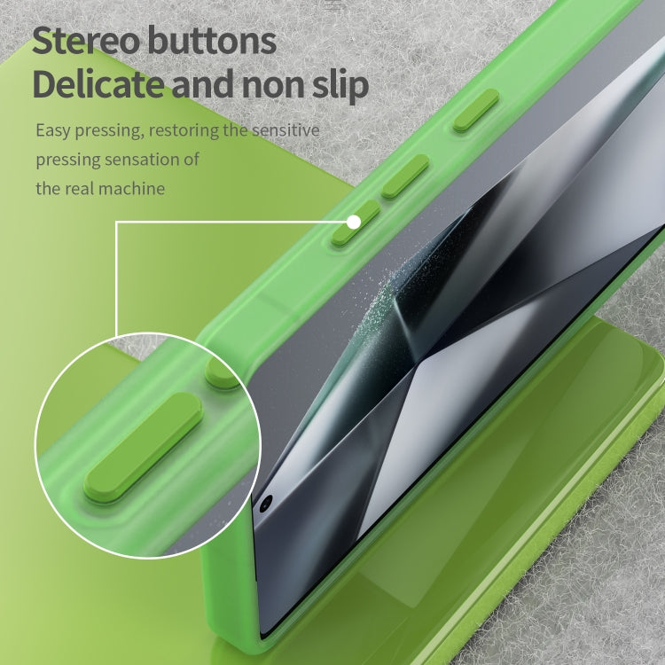 For Samsung Galaxy S25 Ultra MagSafe Frosted Translucent TPU + PC Full Coverage Phone Case