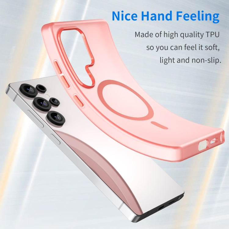 For Samsung Galaxy S25 Ultra MagSafe Frosted Translucent TPU + PC Full Coverage Phone Case