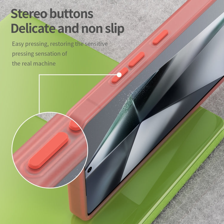 For Samsung Galaxy S25 Ultra MagSafe Frosted Translucent TPU + PC Full Coverage Phone Case