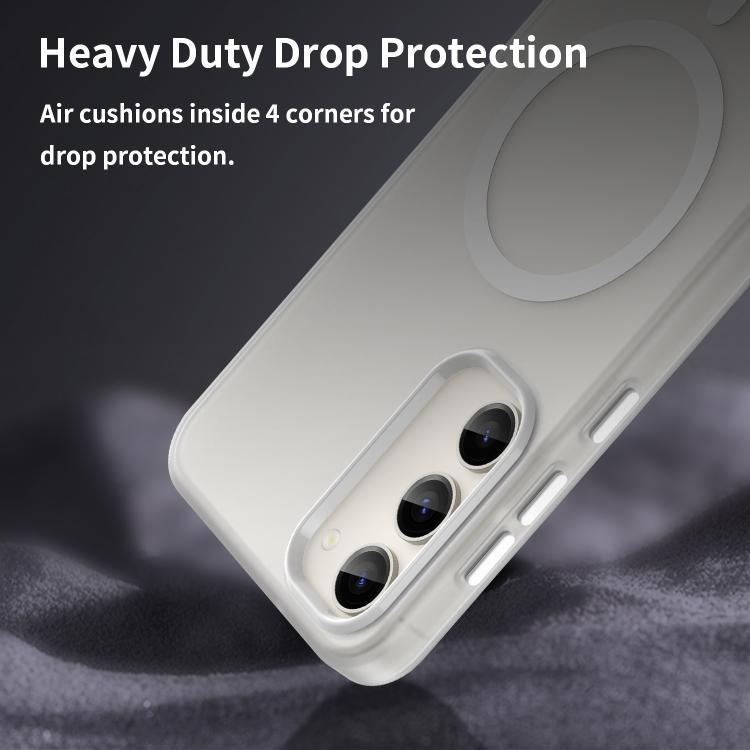 For Samsung Galaxy S23+ 5G MagSafe Frosted Translucent TPU + PC Full Coverage Phone Case