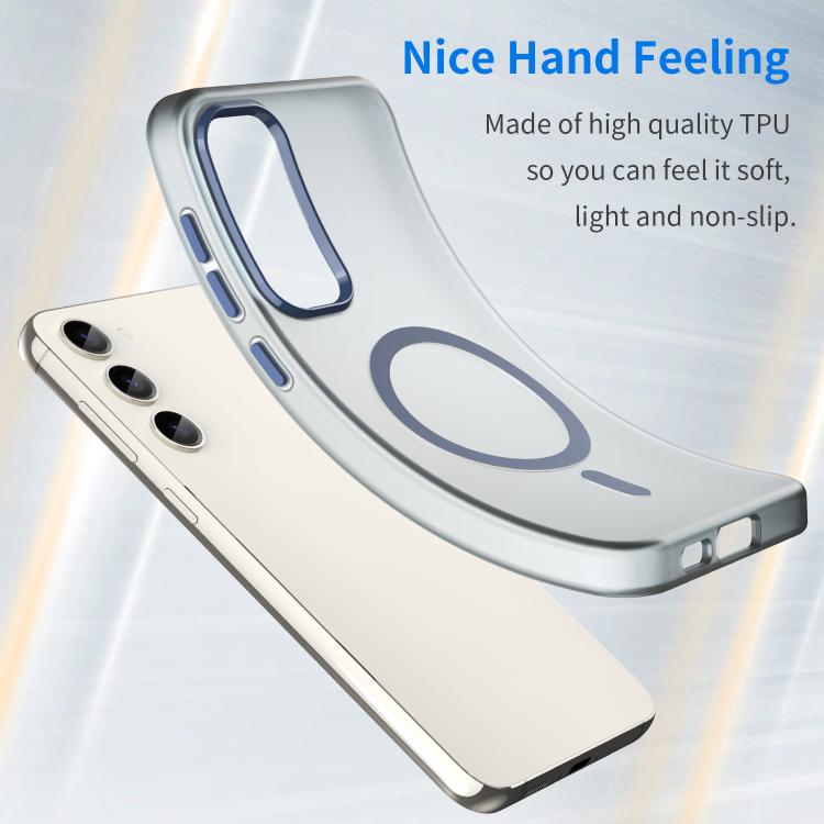 For Samsung Galaxy S23+ 5G MagSafe Frosted Translucent TPU + PC Full Coverage Phone Case