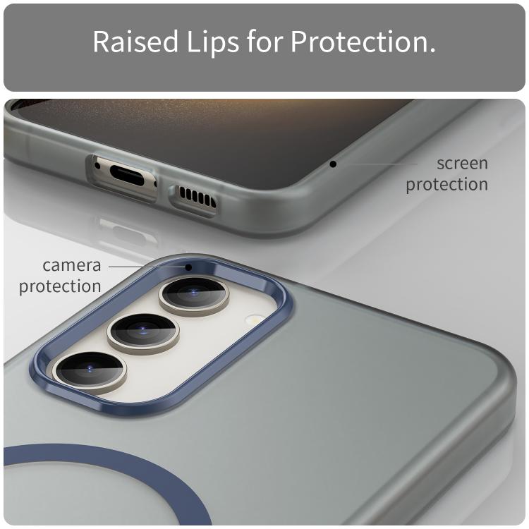 For Samsung Galaxy S23+ 5G MagSafe Frosted Translucent TPU + PC Full Coverage Phone Case