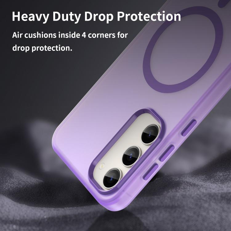 For Samsung Galaxy S23+ 5G MagSafe Frosted Translucent TPU + PC Full Coverage Phone Case
