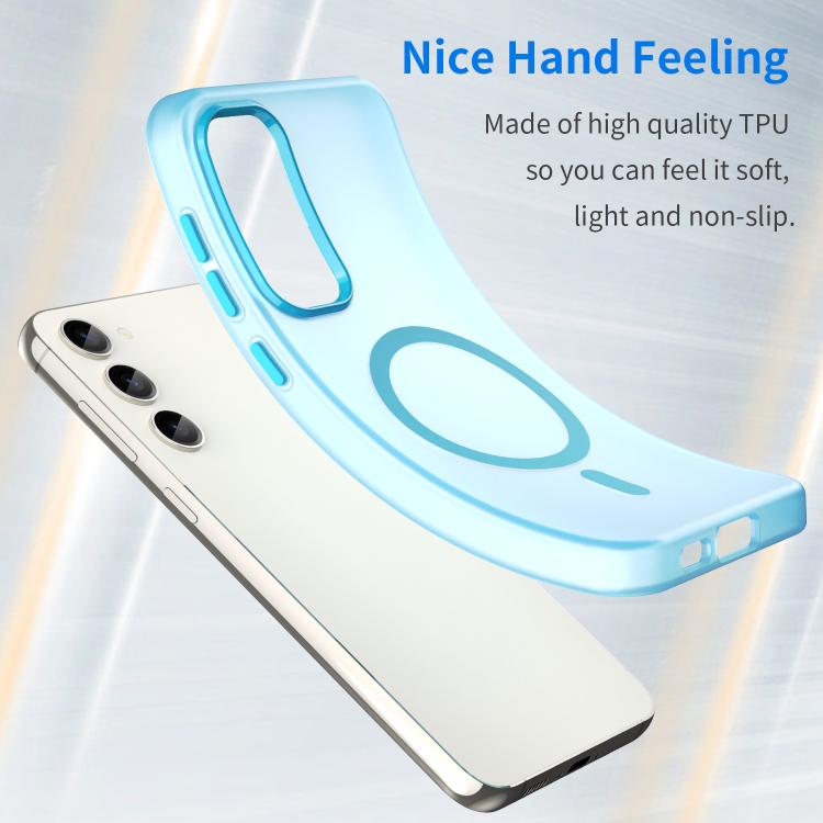 For Samsung Galaxy S23+ 5G MagSafe Frosted Translucent TPU + PC Full Coverage Phone Case