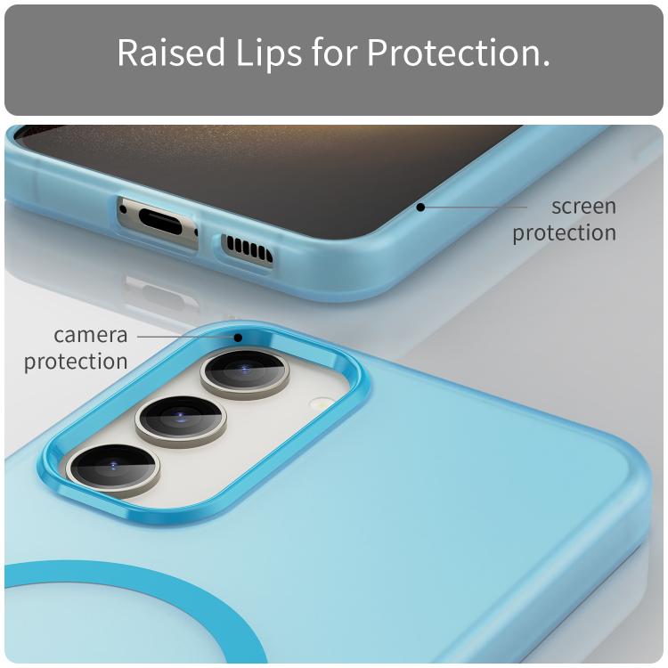 For Samsung Galaxy S23+ 5G MagSafe Frosted Translucent TPU + PC Full Coverage Phone Case