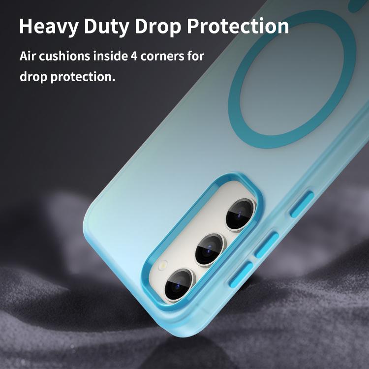 For Samsung Galaxy S23+ 5G MagSafe Frosted Translucent TPU + PC Full Coverage Phone Case