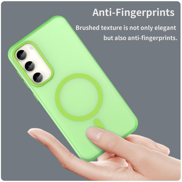 For Samsung Galaxy S23+ 5G MagSafe Frosted Translucent TPU + PC Full Coverage Phone Case