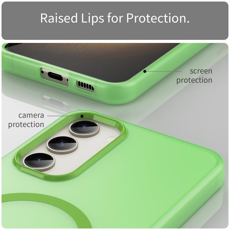 For Samsung Galaxy S23+ 5G MagSafe Frosted Translucent TPU + PC Full Coverage Phone Case