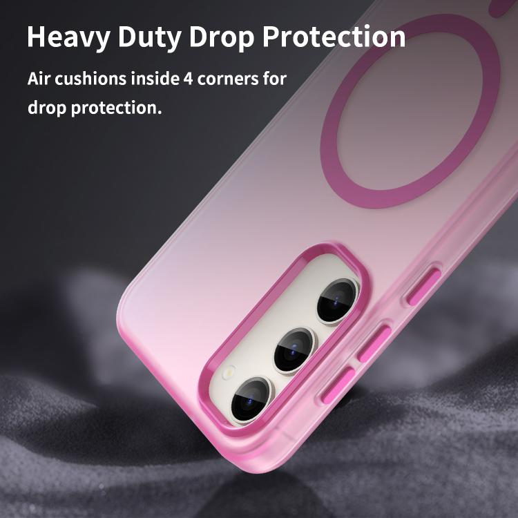 For Samsung Galaxy S23+ 5G MagSafe Frosted Translucent TPU + PC Full Coverage Phone Case