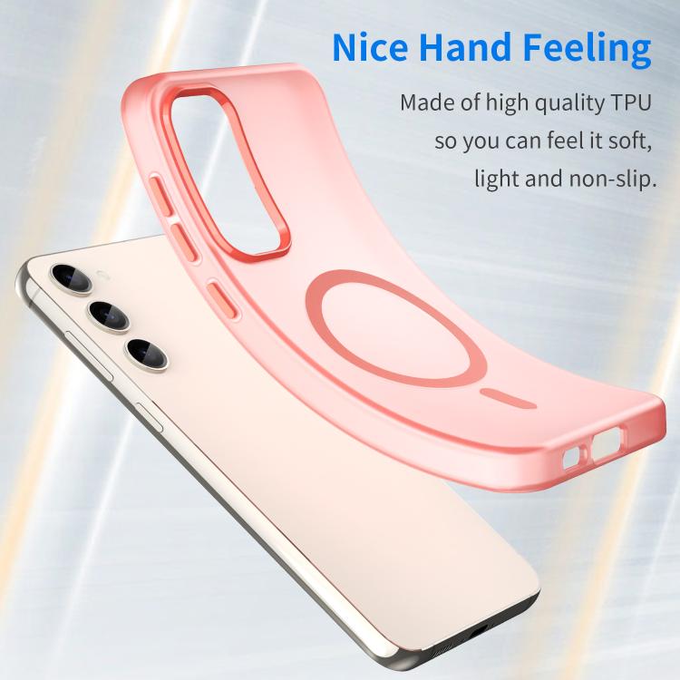 For Samsung Galaxy S23+ 5G MagSafe Frosted Translucent TPU + PC Full Coverage Phone Case