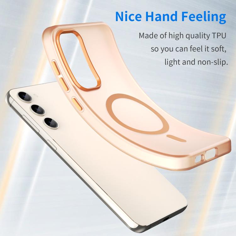 For Samsung Galaxy S23+ 5G MagSafe Frosted Translucent TPU + PC Full Coverage Phone Case