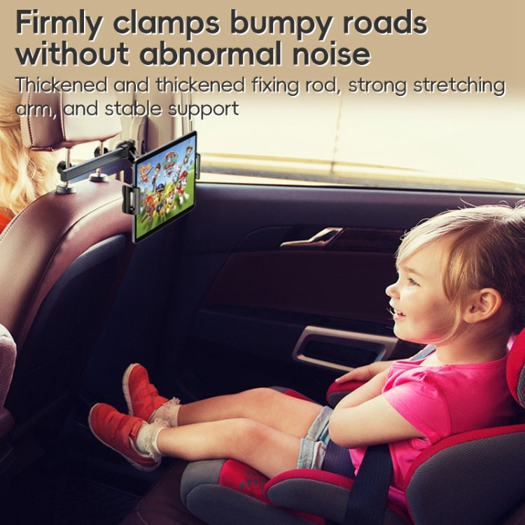 Yesido C294 Telescopic Car Backrest Folding Holder - Black