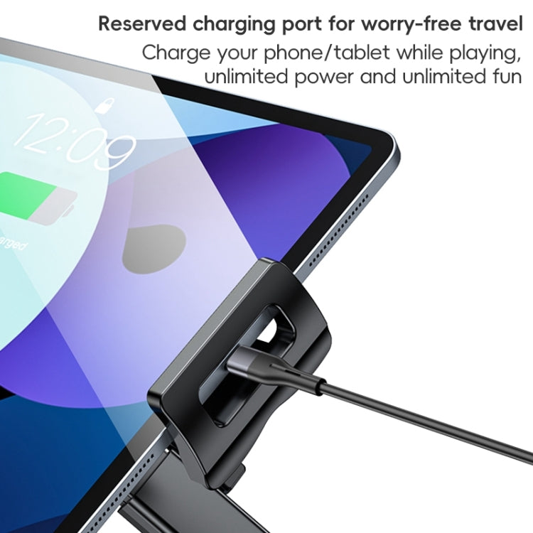 Yesido C294 Telescopic Car Backrest Folding Holder - Black