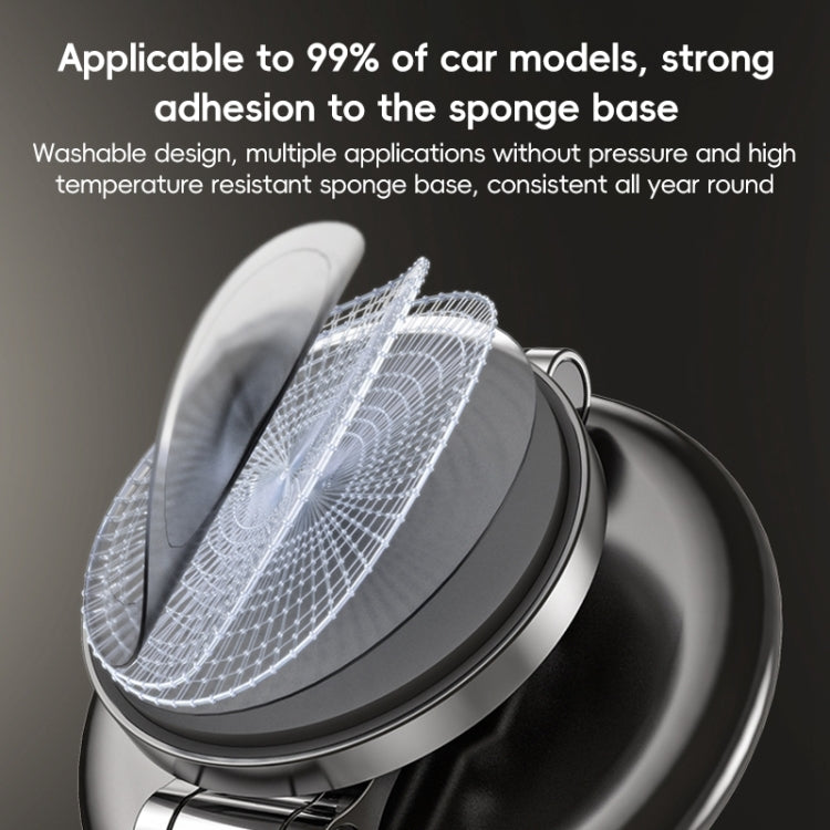 Yesido C306 15W Car Magnetic Wireless Charging Holder - Black