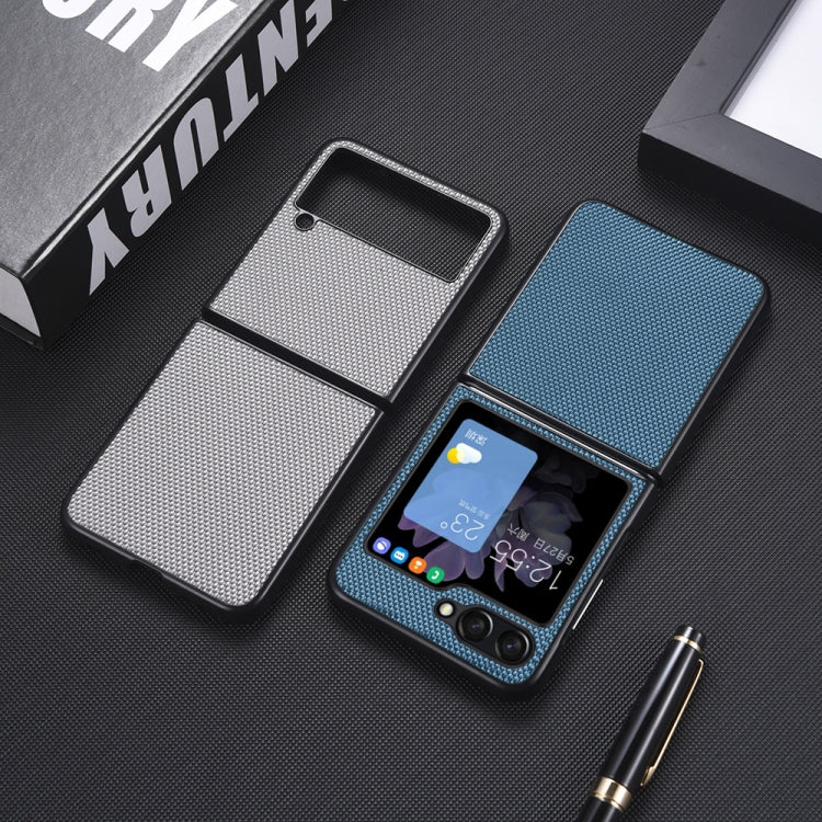 For Samsung Galaxy Z Flip6 / Flip7 FE Nylon Woven Texture Folding Phone Case