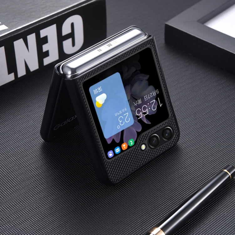 For Samsung Galaxy Z Flip6 / Flip7 FE Nylon Woven Texture Folding Phone Case