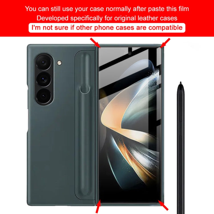 For Samsung Galaxy Z Fold6 imak Front Screen + Back Cover Tempered Glass Film, Phone Case Edition