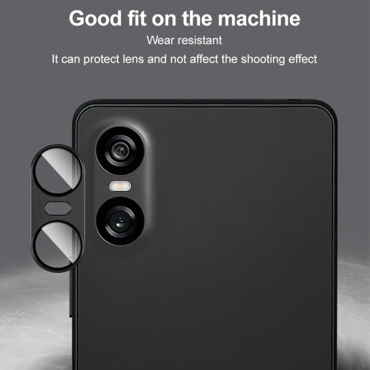 For Sony Xperia 10 VI IMAK Metal Armor Premium Camera Protector Film