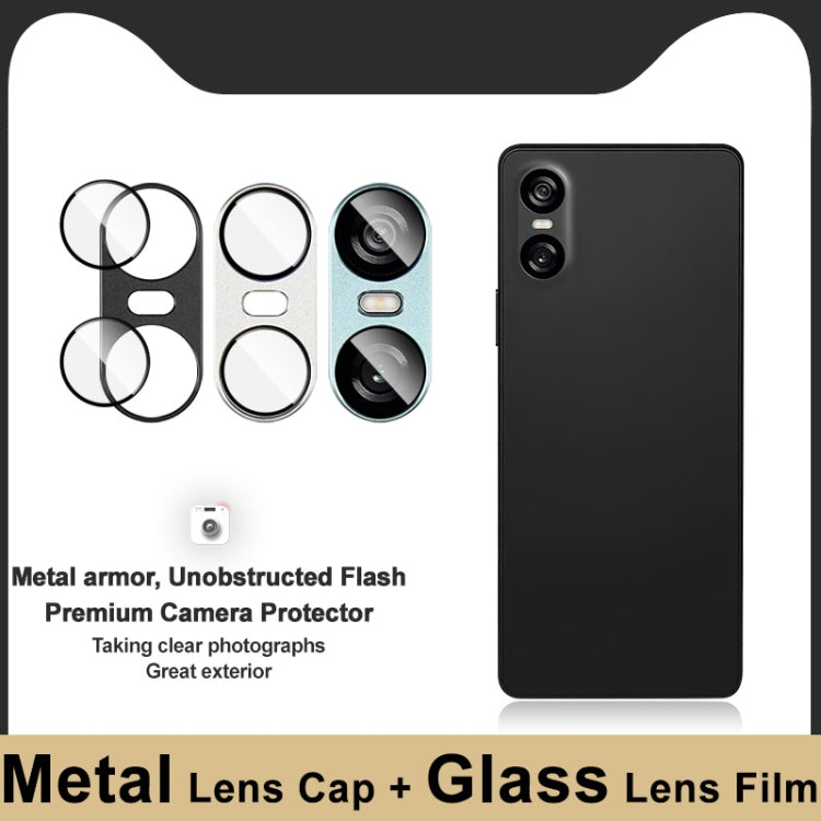 For Sony Xperia 10 VI IMAK Metal Armor Premium Camera Protector Film
