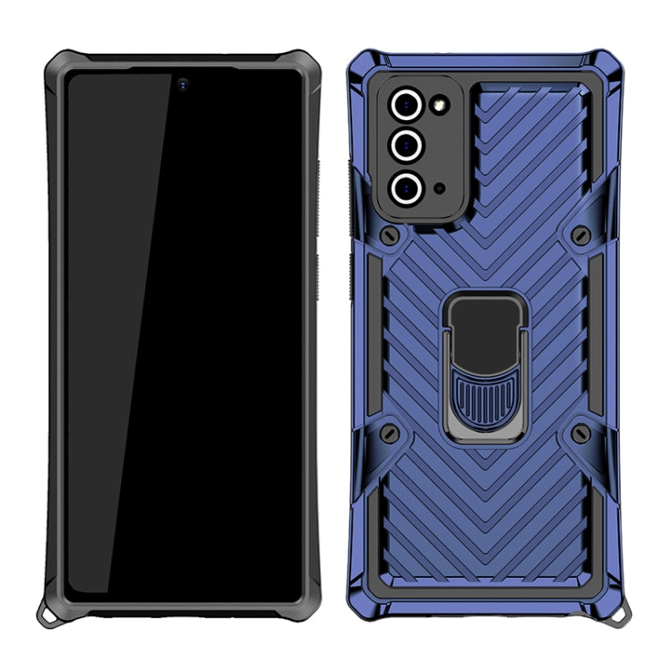 For Samsung Galaxy Note20 Cool Armor PC + TPU Shockproof Case with 360 Degree Rotation Ring Holder
