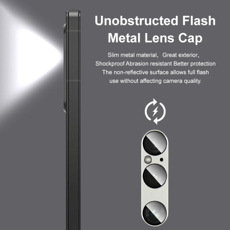 For Sony Xperia 1 VI IMAK Metal Armor Premium Camera Protector Film
