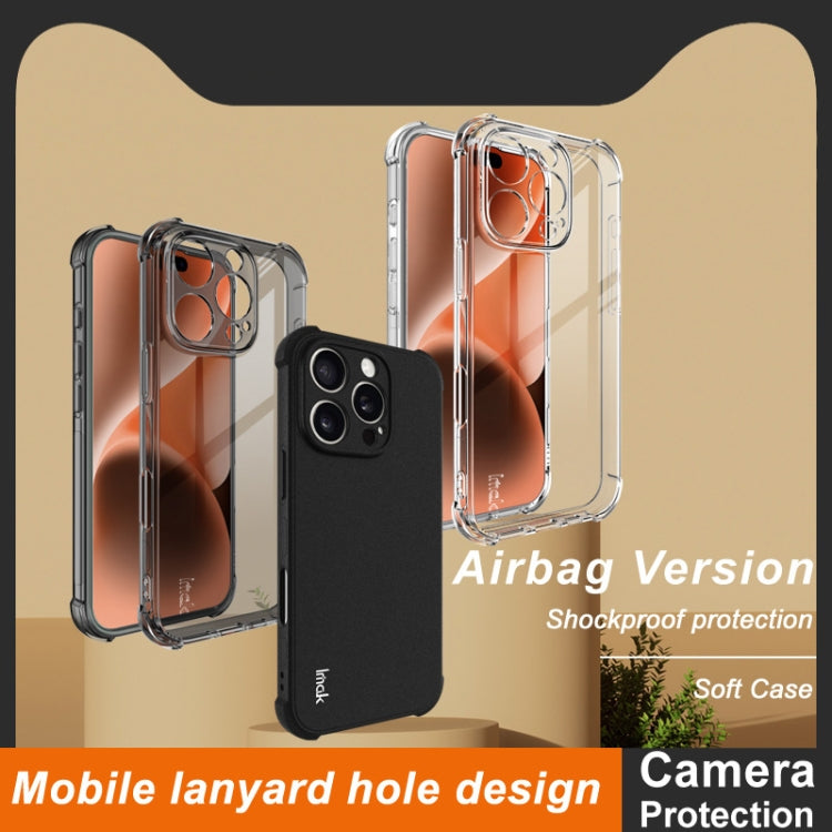 For iPhone 16 Pro imak Shockproof Airbag TPU Phone Case