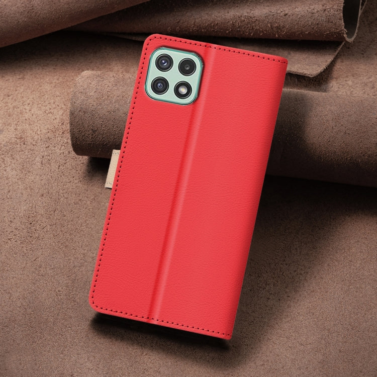 For Samsung Galaxy A25 5G Color Matching RFID Anti-theft Leather Phone Case